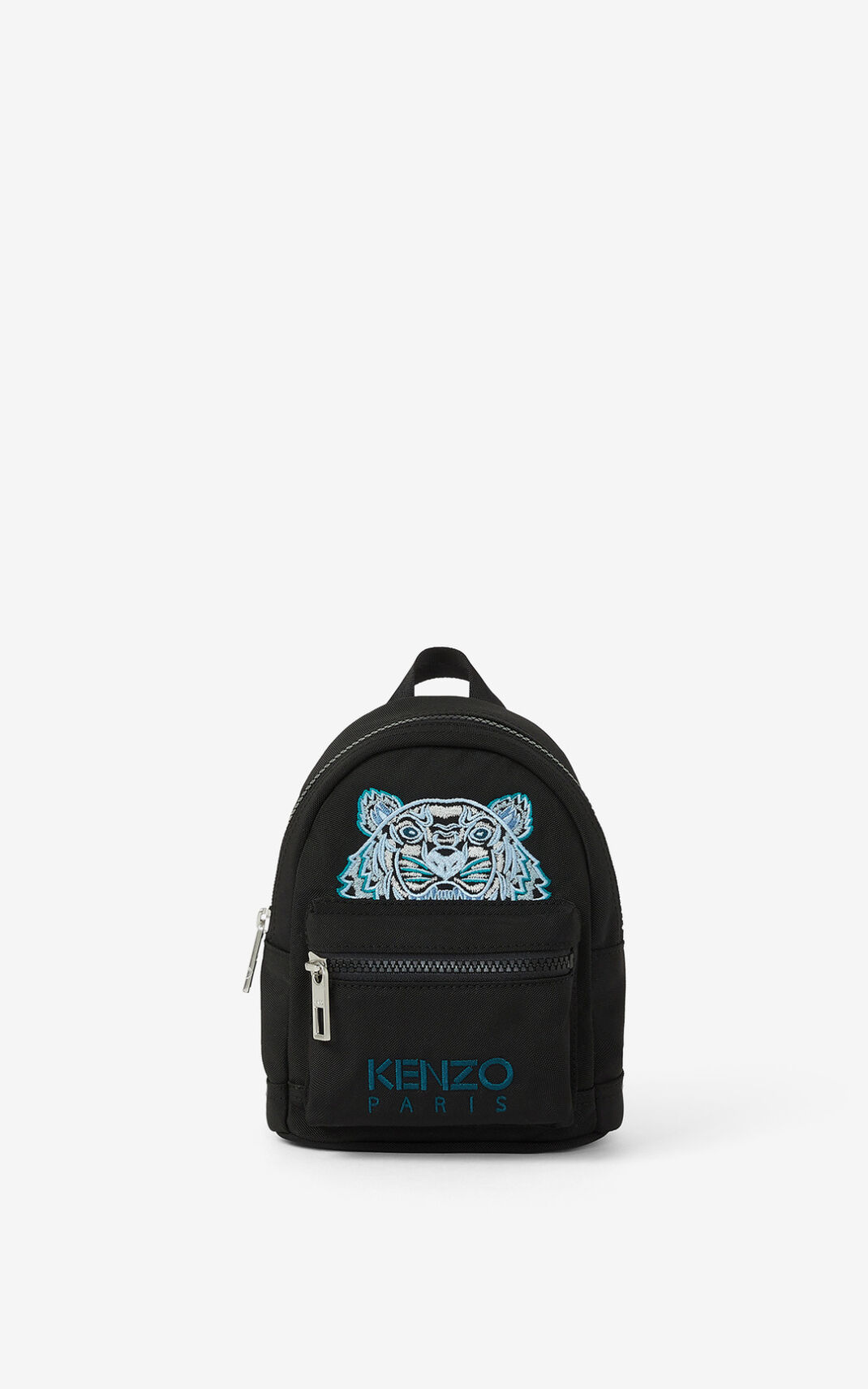 Kenzo Mini canvas Kampus 虎 リュック レディース 黒 - QLOFWI465